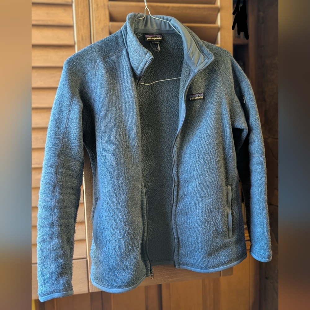 Patagonia Women's Better Sweater, S, Utility Blue, Full Zip